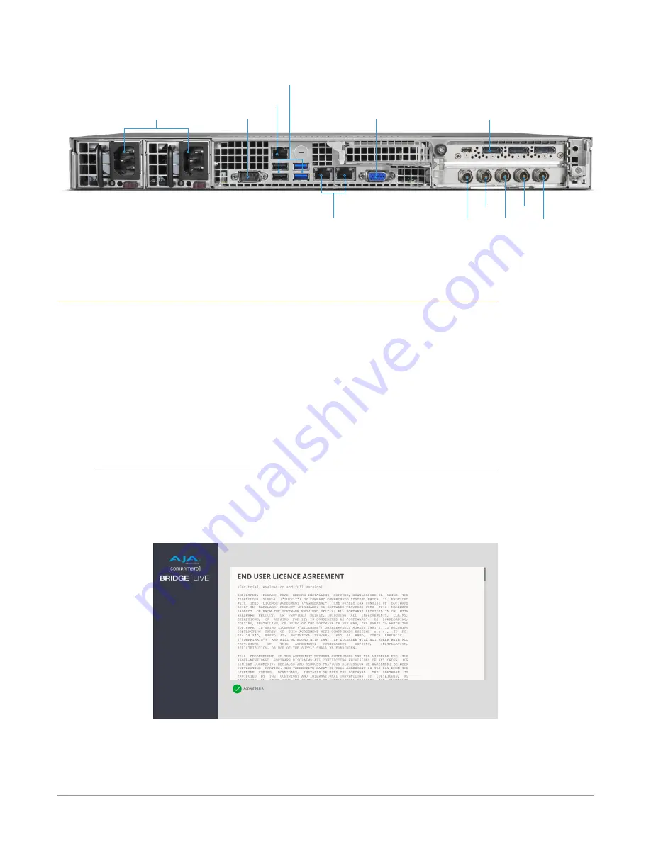 AJA BRIDGE LIVE Installation And Operation Manual Download Page 96