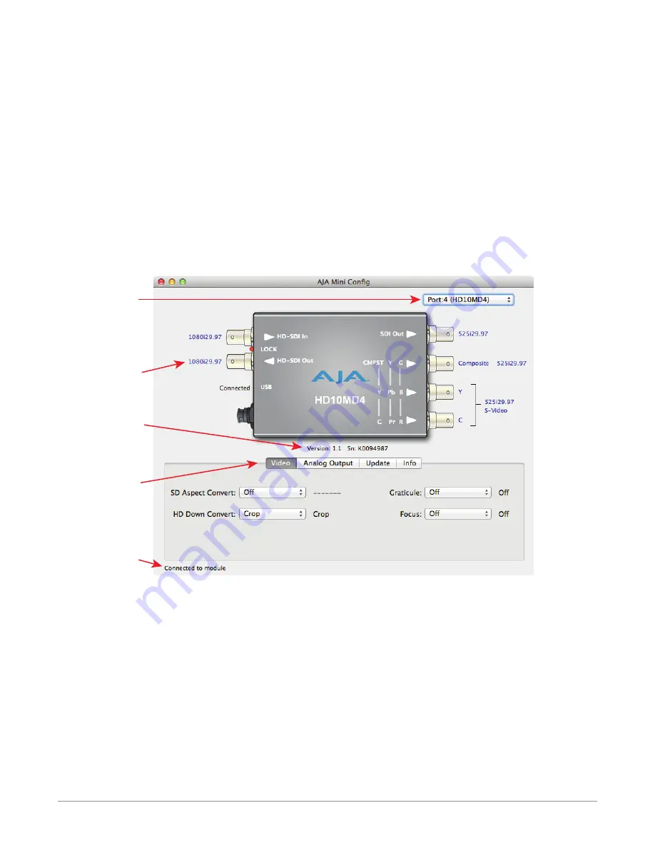 AJA HD10MD4 Installation And Operation Manual Download Page 12