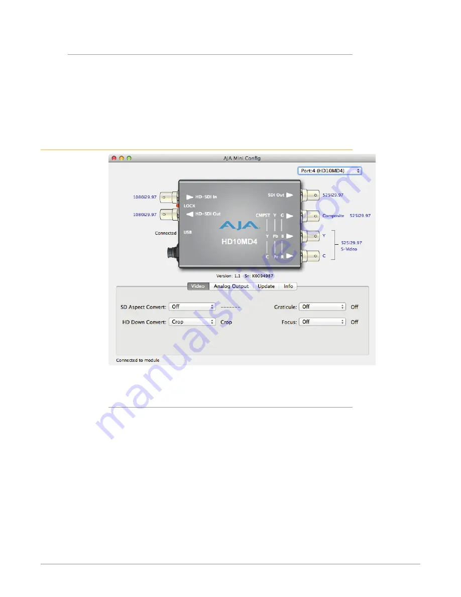 AJA HD10MD4 Скачать руководство пользователя страница 13