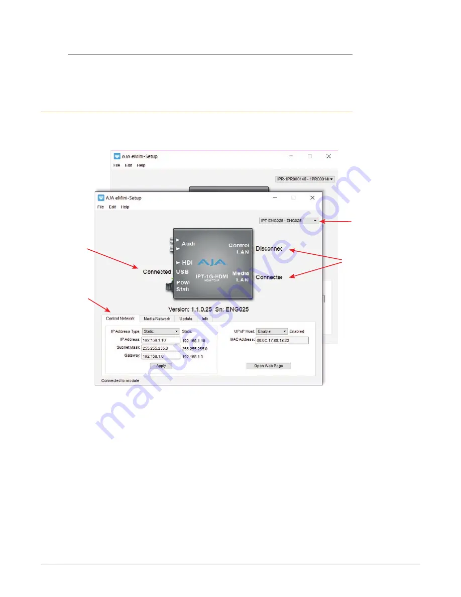 AJA IPR-1G-HDMI Installation And Operation Manual Download Page 15