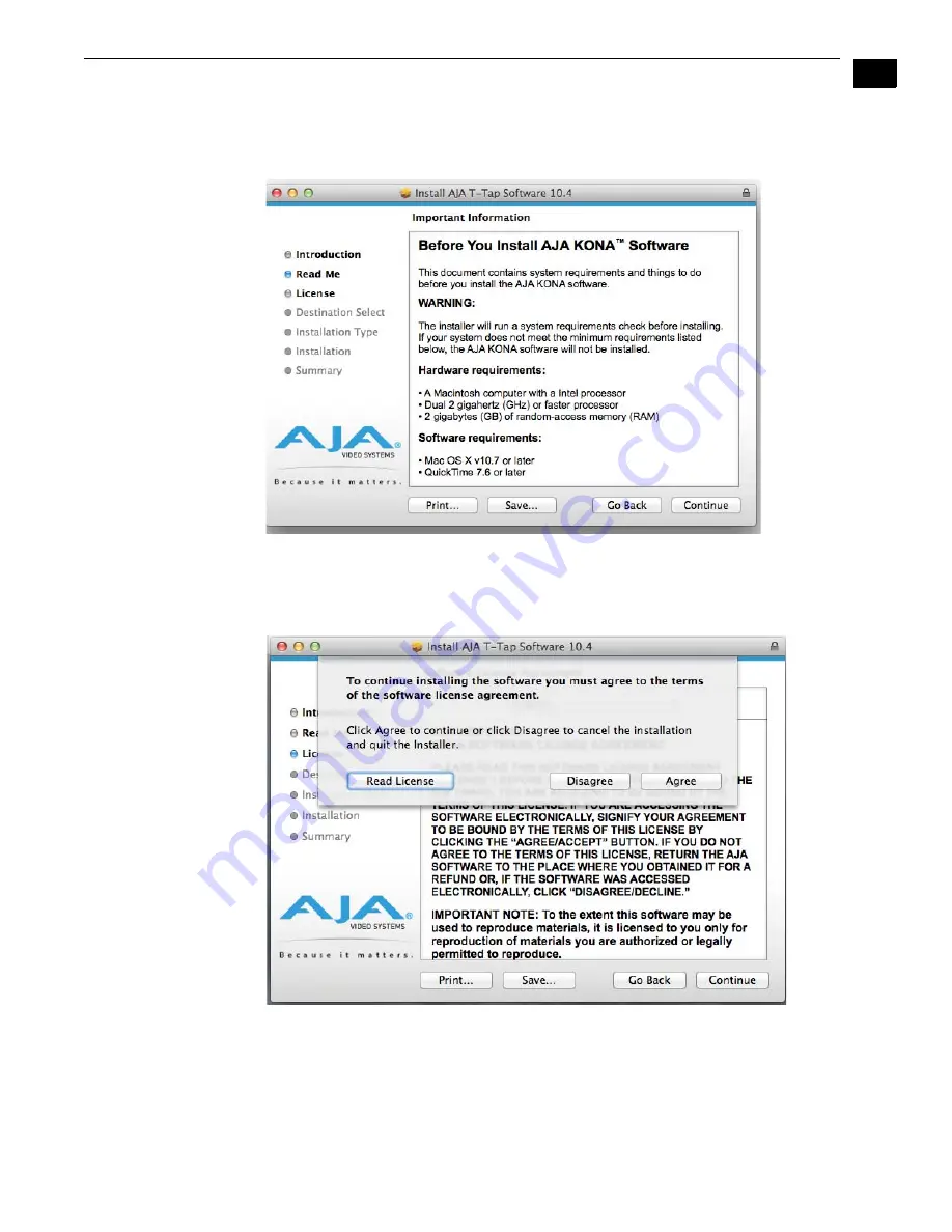 AJA T-TAP Installation And Operation Manual Download Page 15