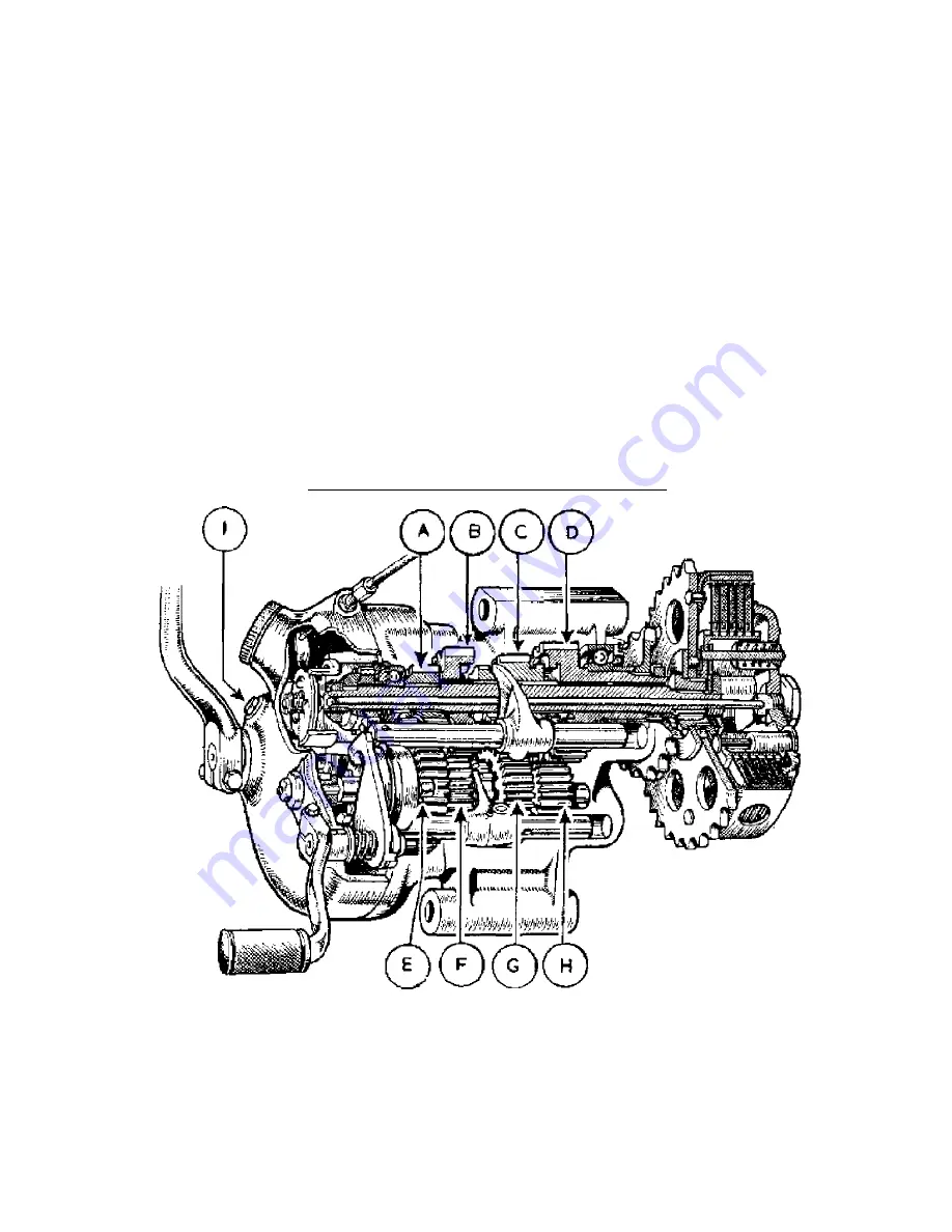 AJS 350 1954 Maintenance Manual And Instruction Book Download Page 42