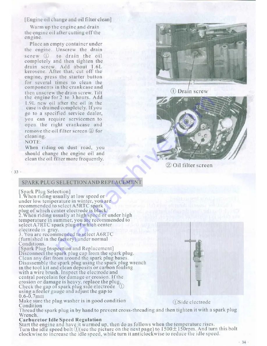 AJS Regal-Raptor DD250E-9 User Manual Download Page 18