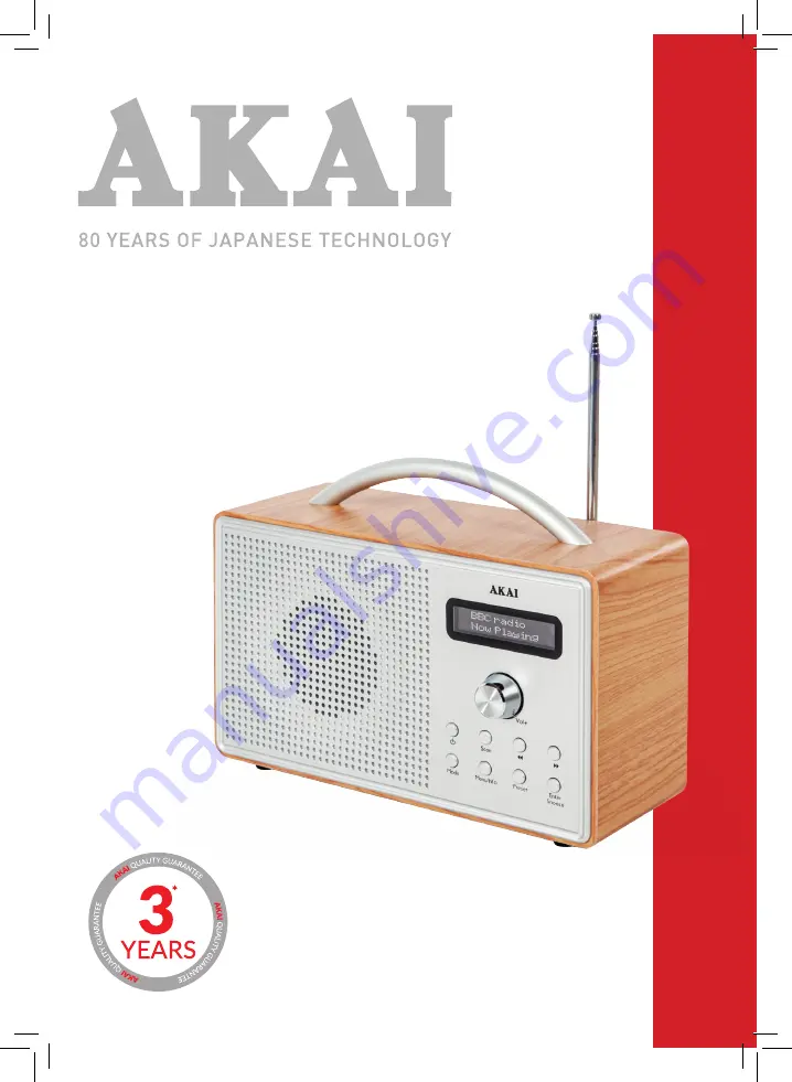 Akai A61018 Скачать руководство пользователя страница 1