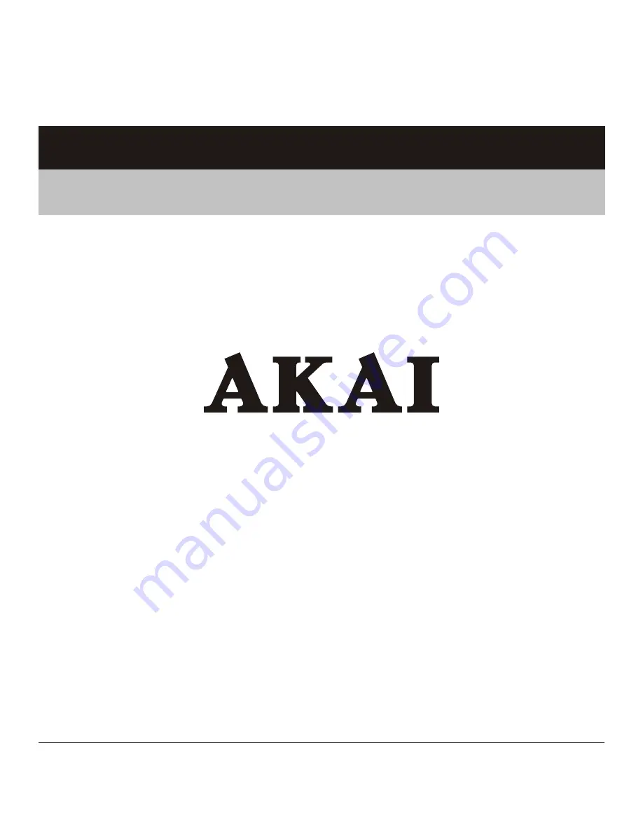 Akai ACA-2624 Service Manual Download Page 1