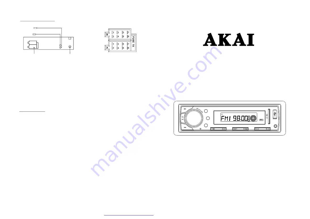 Akai aca-601ur Скачать руководство пользователя страница 1