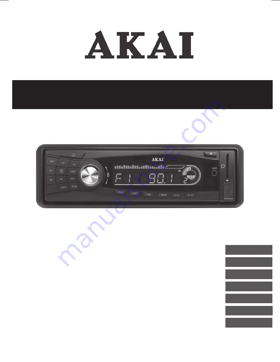 Akai ACA10 Скачать руководство пользователя страница 1