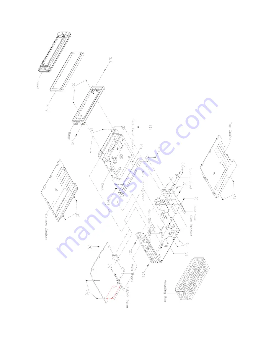 Akai ACR-47MP Service Manual Download Page 4