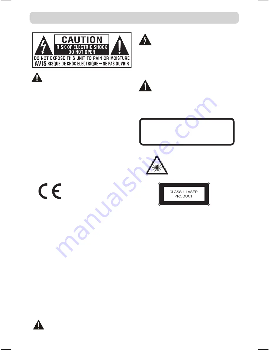 Akai ACVDS820T Operator'S Manual Download Page 3