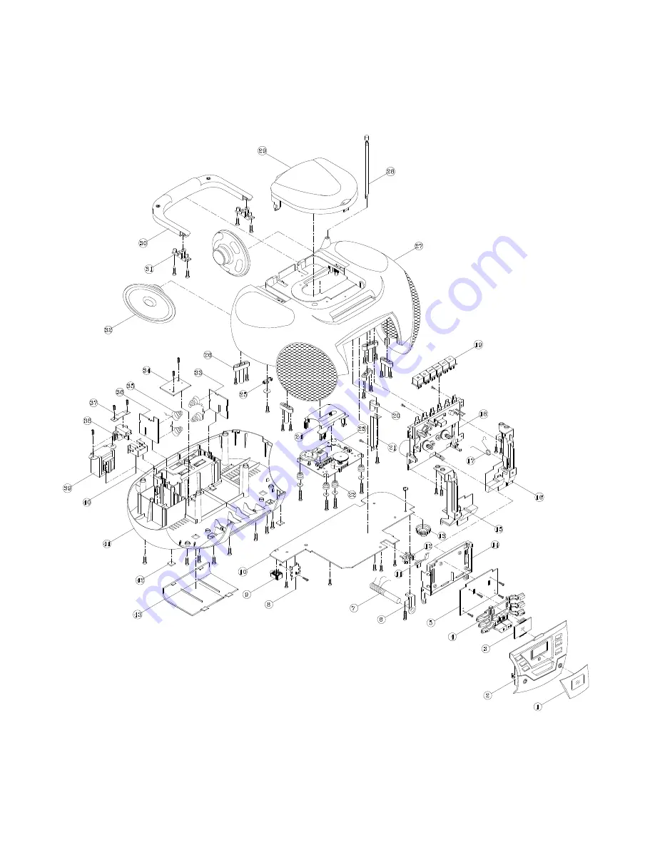 Akai AJ-C3150R Service Manual Download Page 25