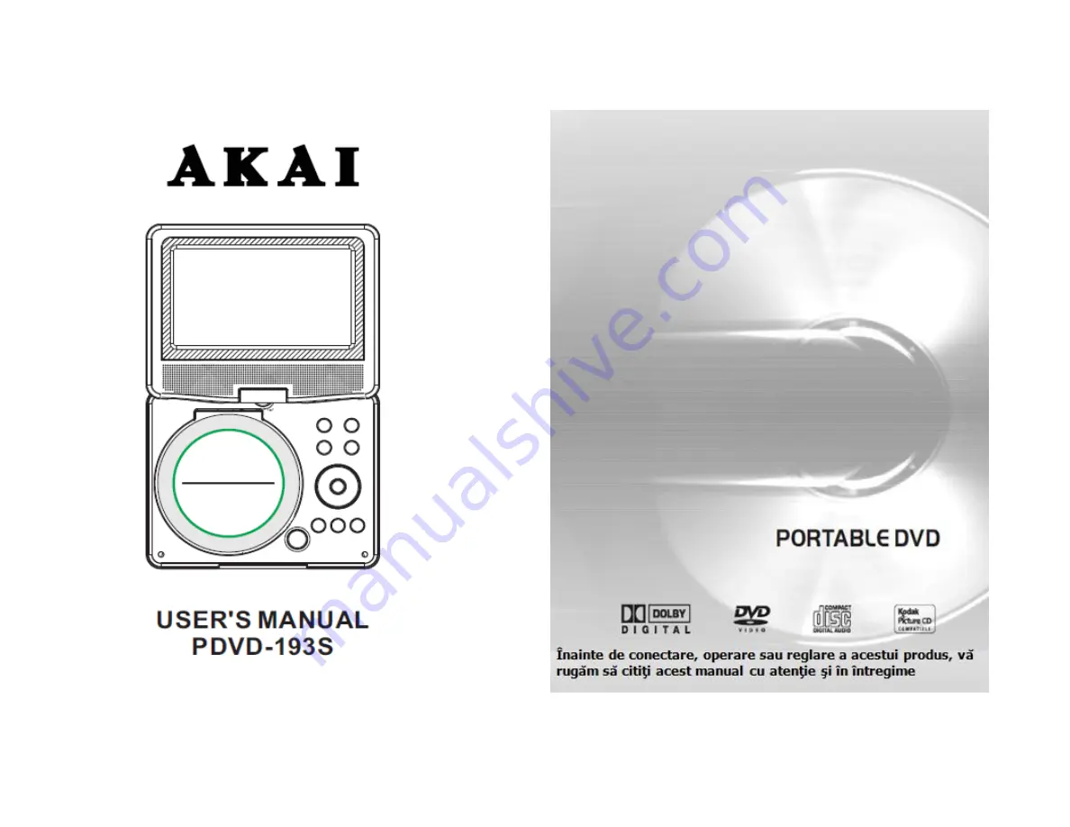 Akai AKPD-890 User Manual Download Page 1