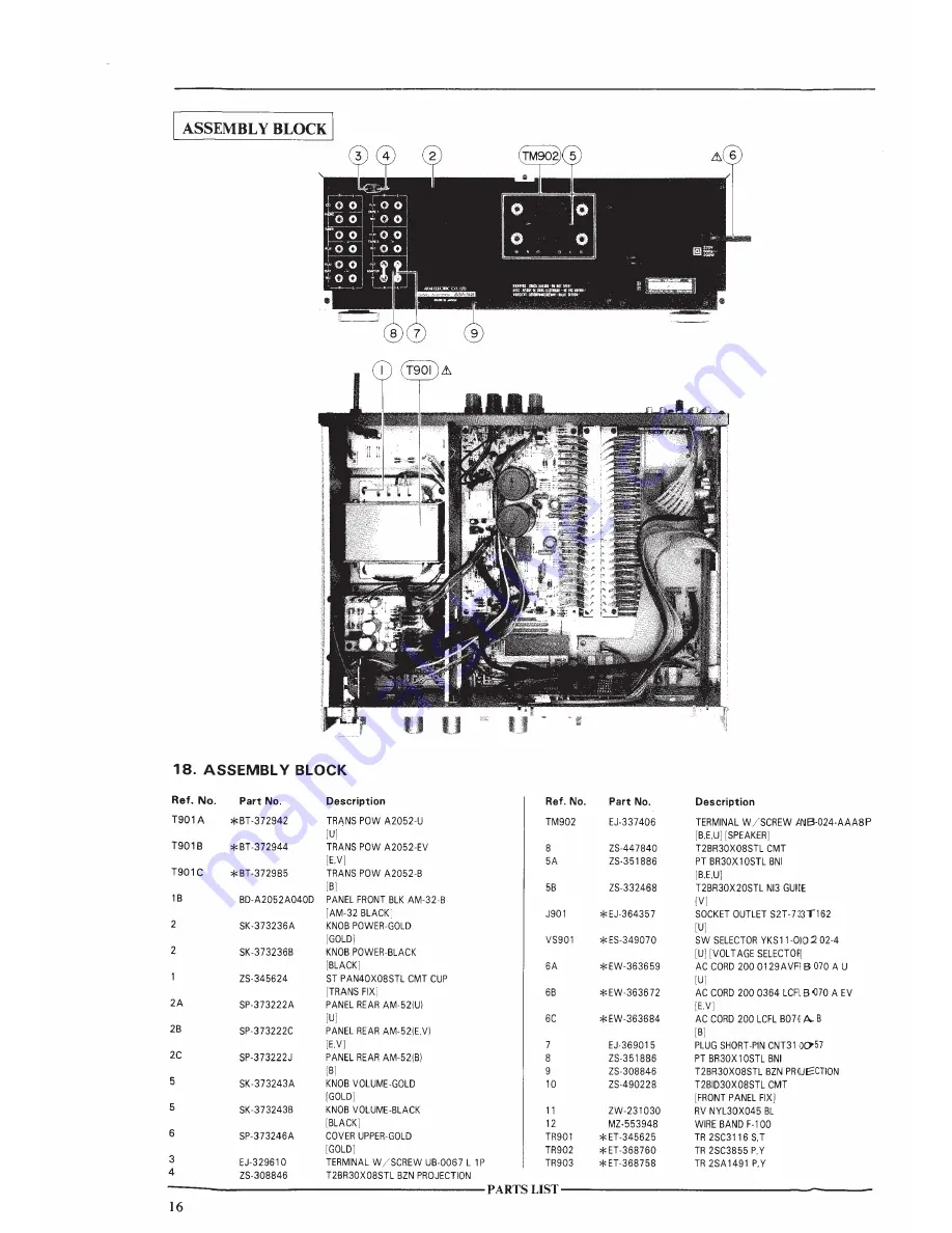 Akai AM-32 Service Manual Download Page 16