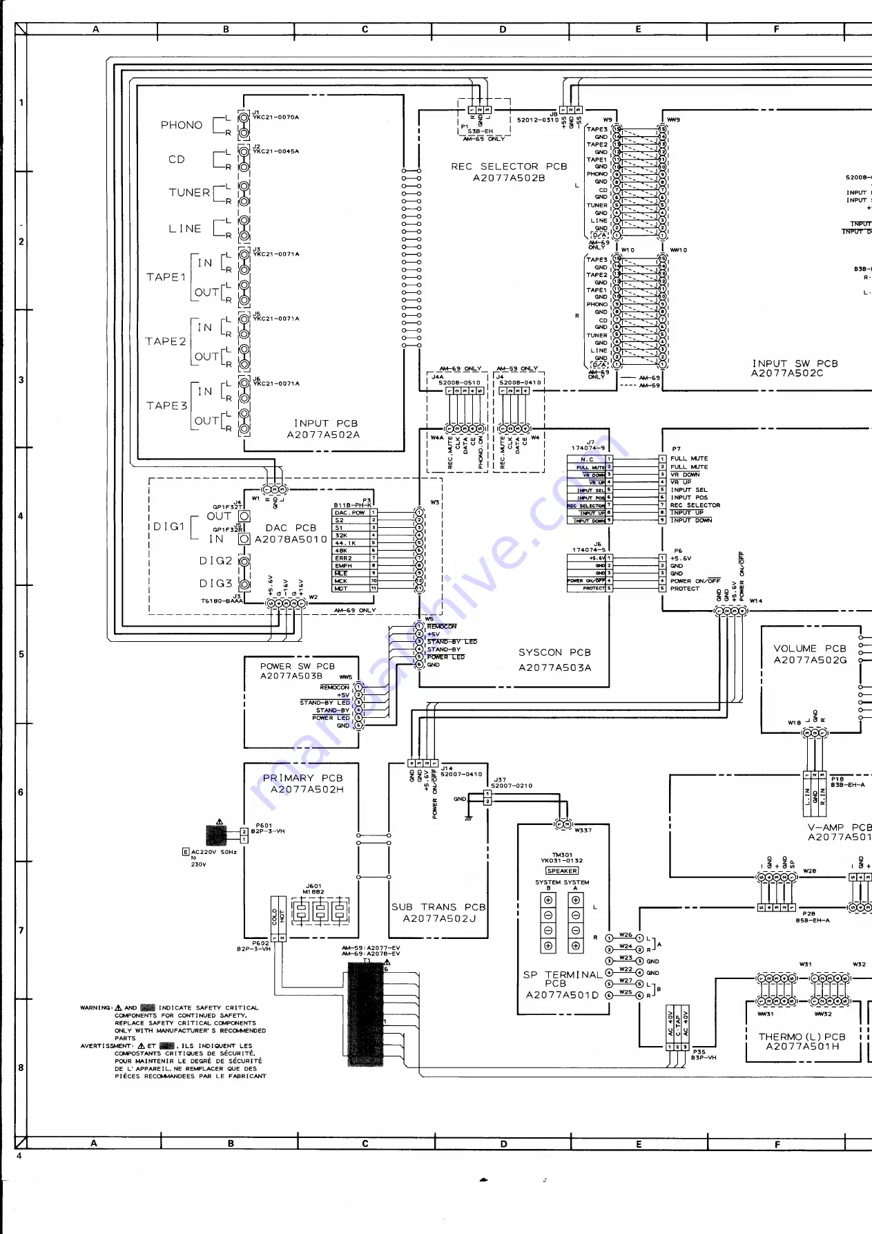 Akai AM-59 Schematic Diagrams Download Page 6