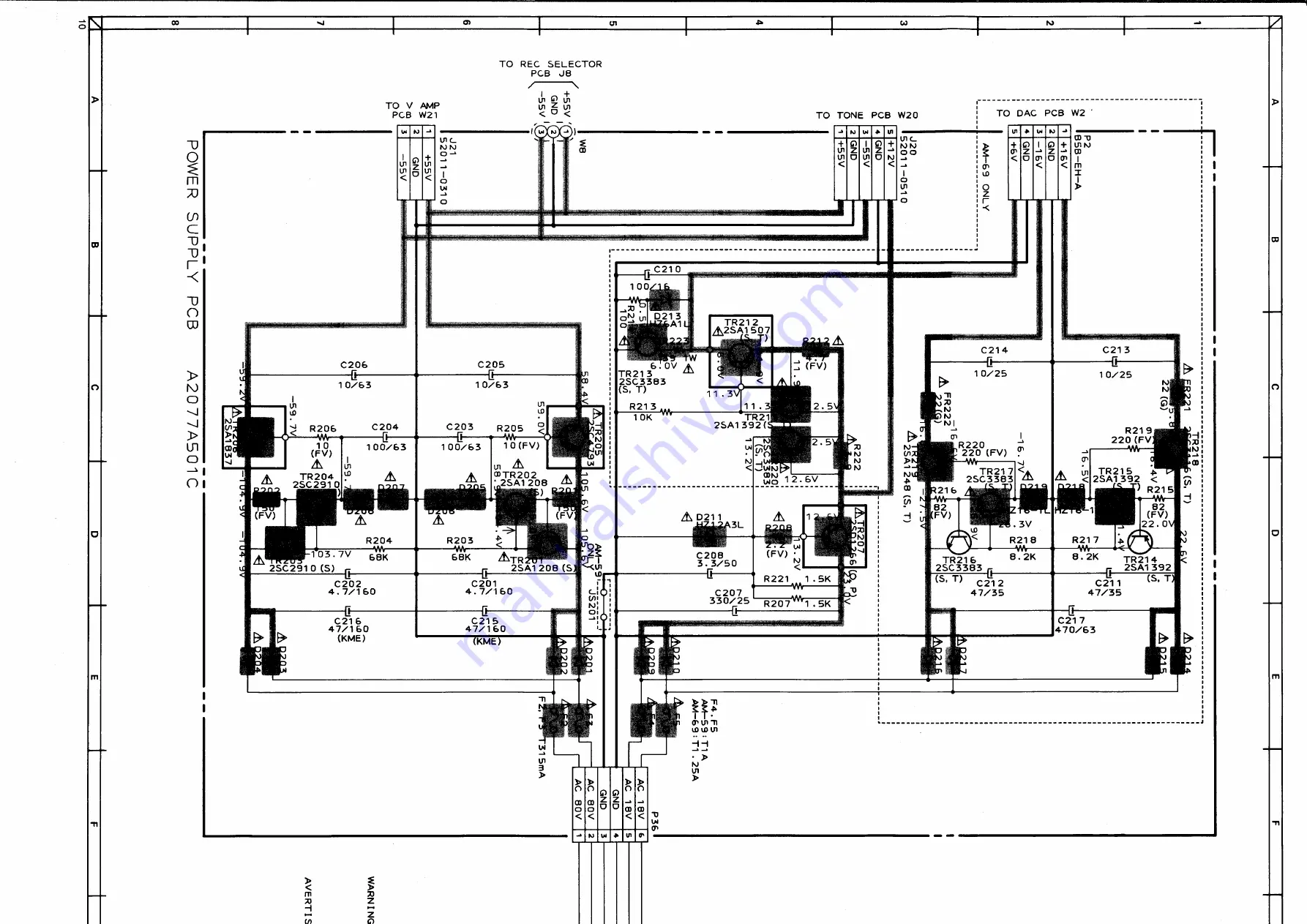 Akai AM-59 Schematic Diagrams Download Page 18