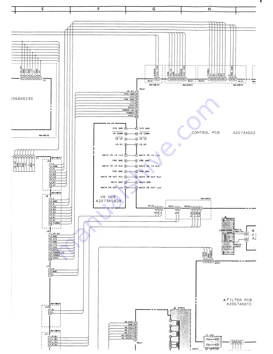 Akai AM-M630 Service Manual Download Page 31