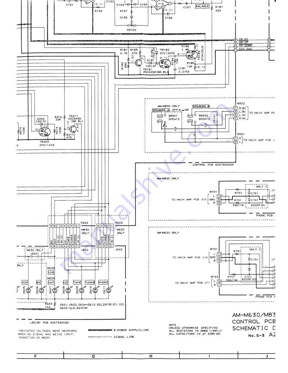 Akai AM-M630 Service Manual Download Page 59