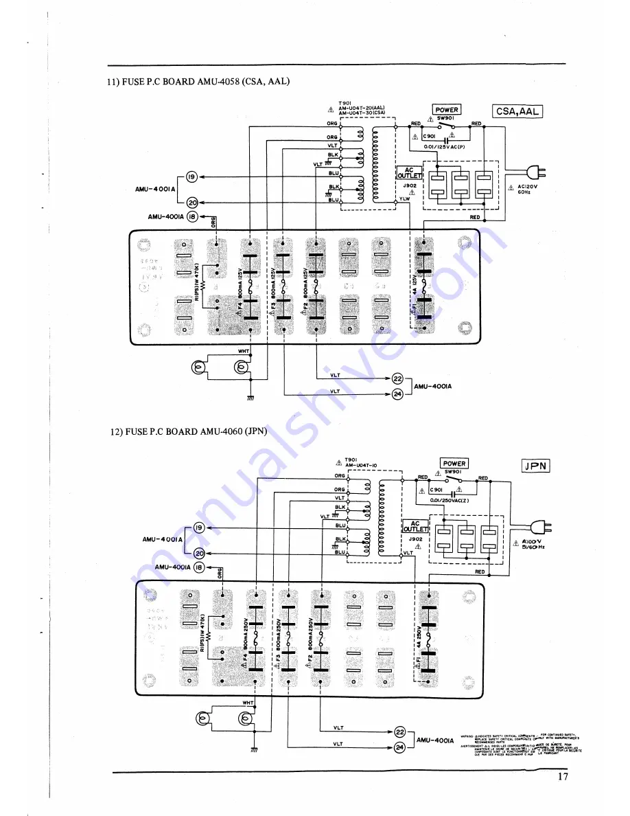 Akai AM-U04 Service Manual Download Page 19