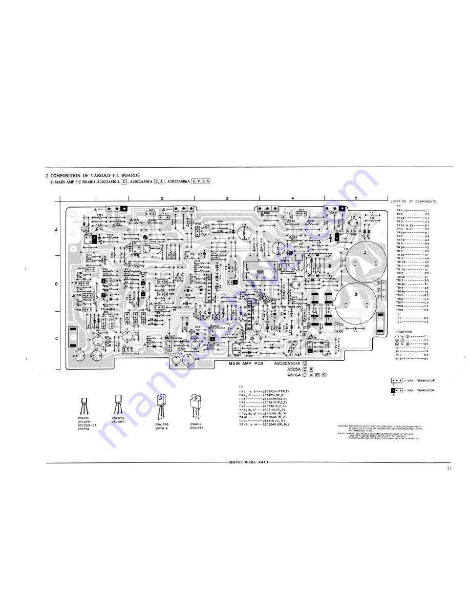 Akai AM-U3 Service Manual Download Page 23