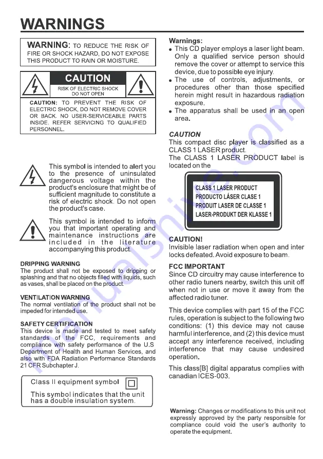 Akai CE2300 Instruction Manual Download Page 3