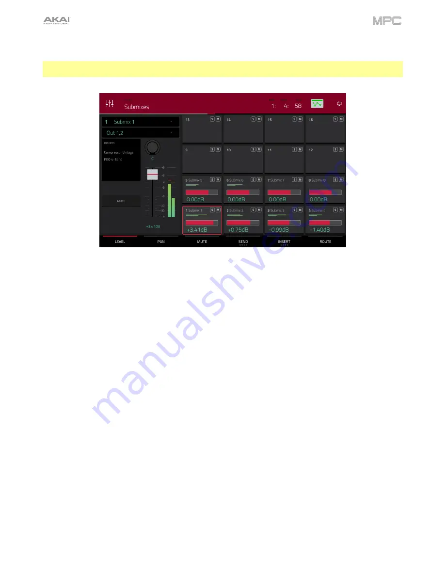 Akai MPC Touch User Manual Download Page 94