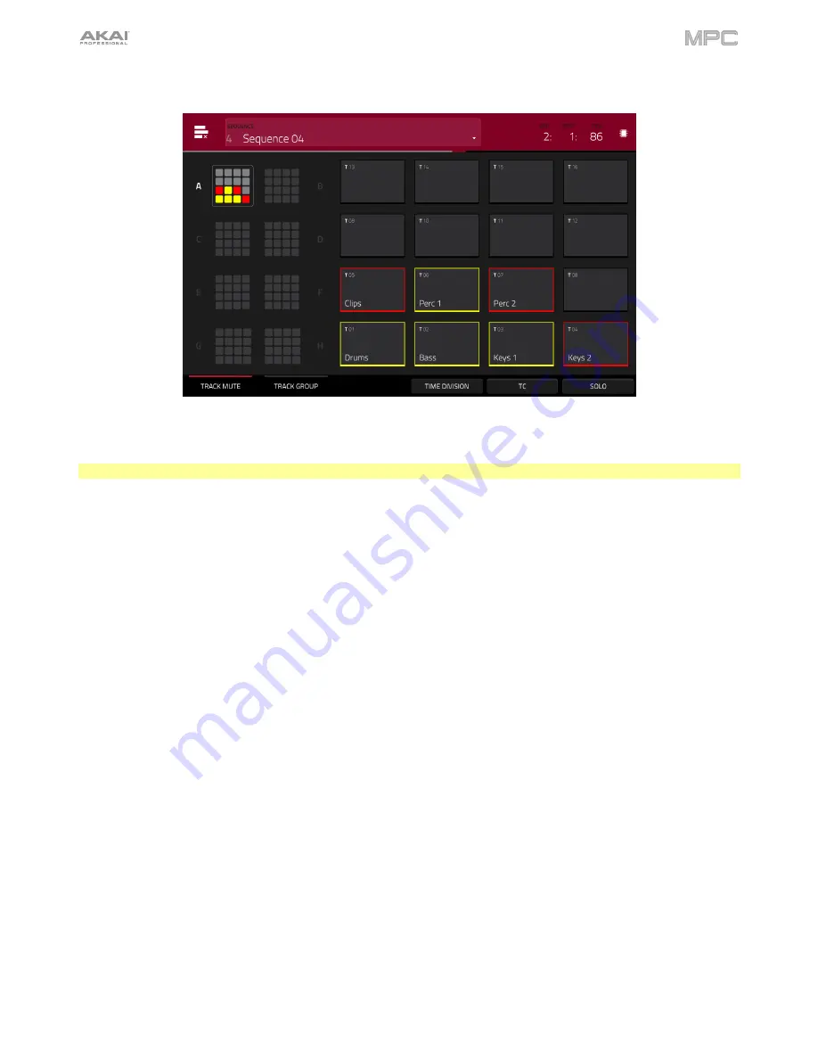 Akai MPC Touch User Manual Download Page 267