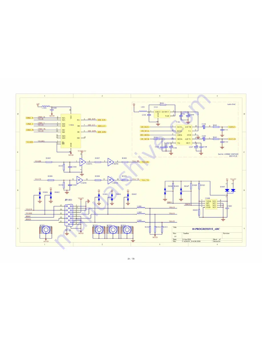 Akai PDP4225M Service Manual Download Page 24