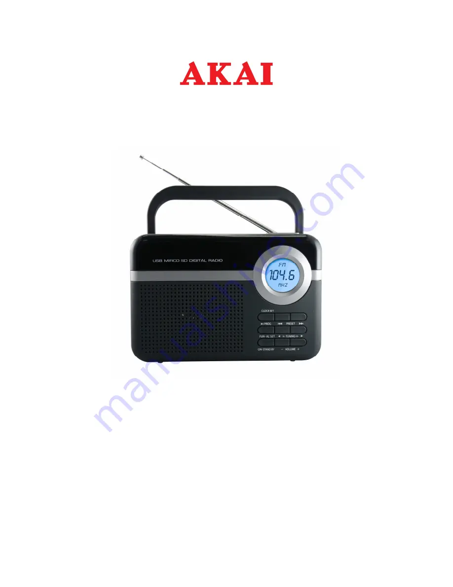 Akai PR006A-471U Instruction Manual Download Page 6