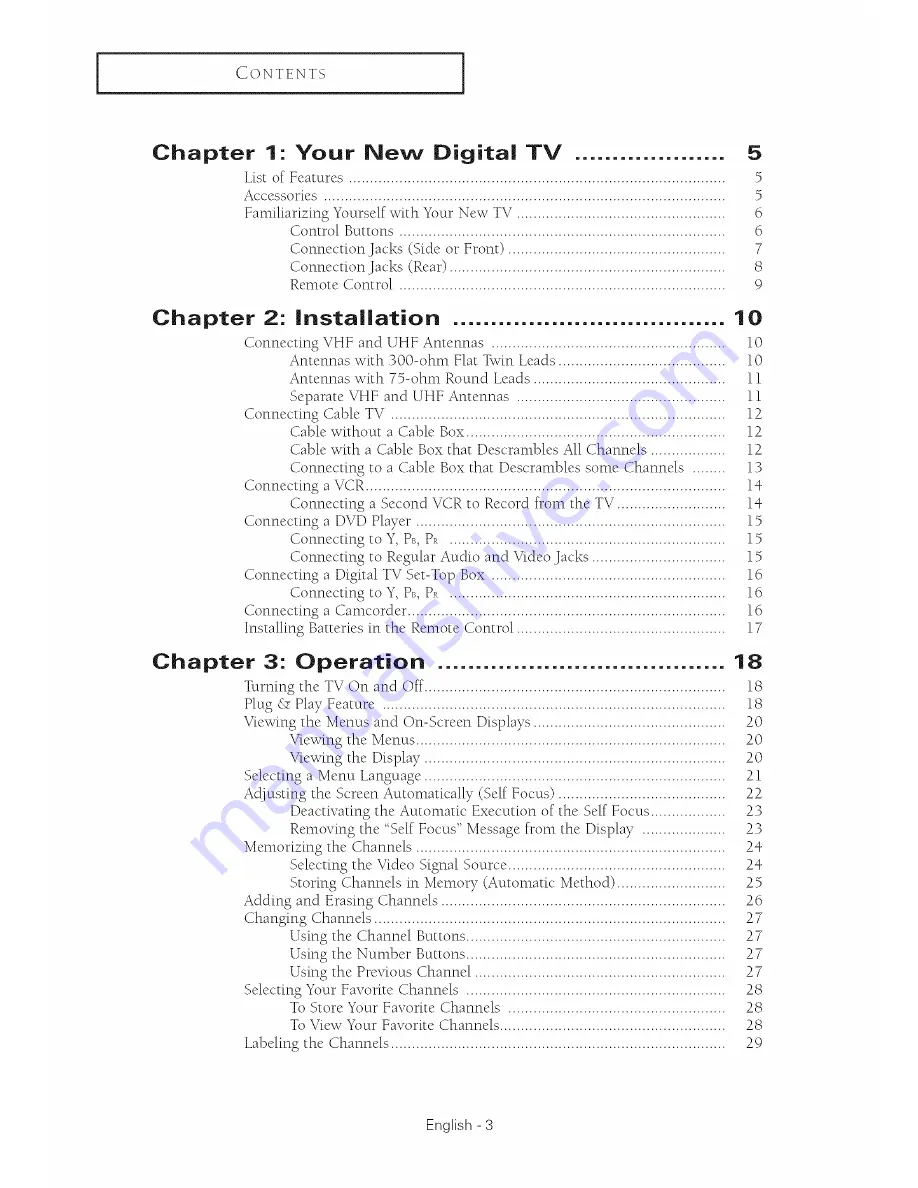 Akai PT4299HD Owner'S Instructions Manual Download Page 3