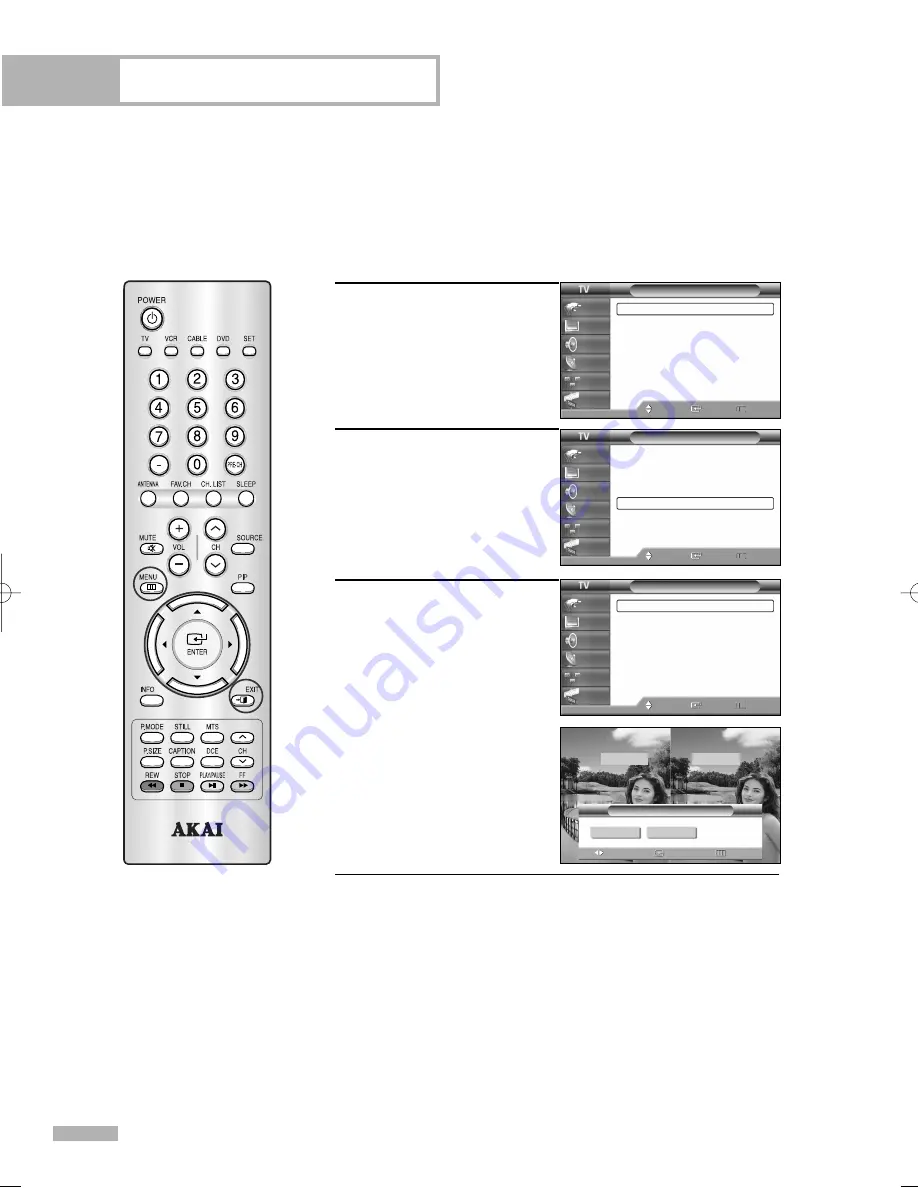 Akai PT50DL14 Owner'S Instructions Manual Download Page 58