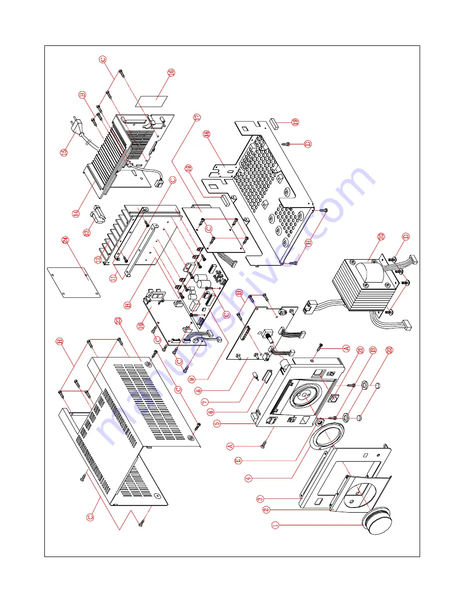 Akai QX-3700 Service Manual Download Page 22