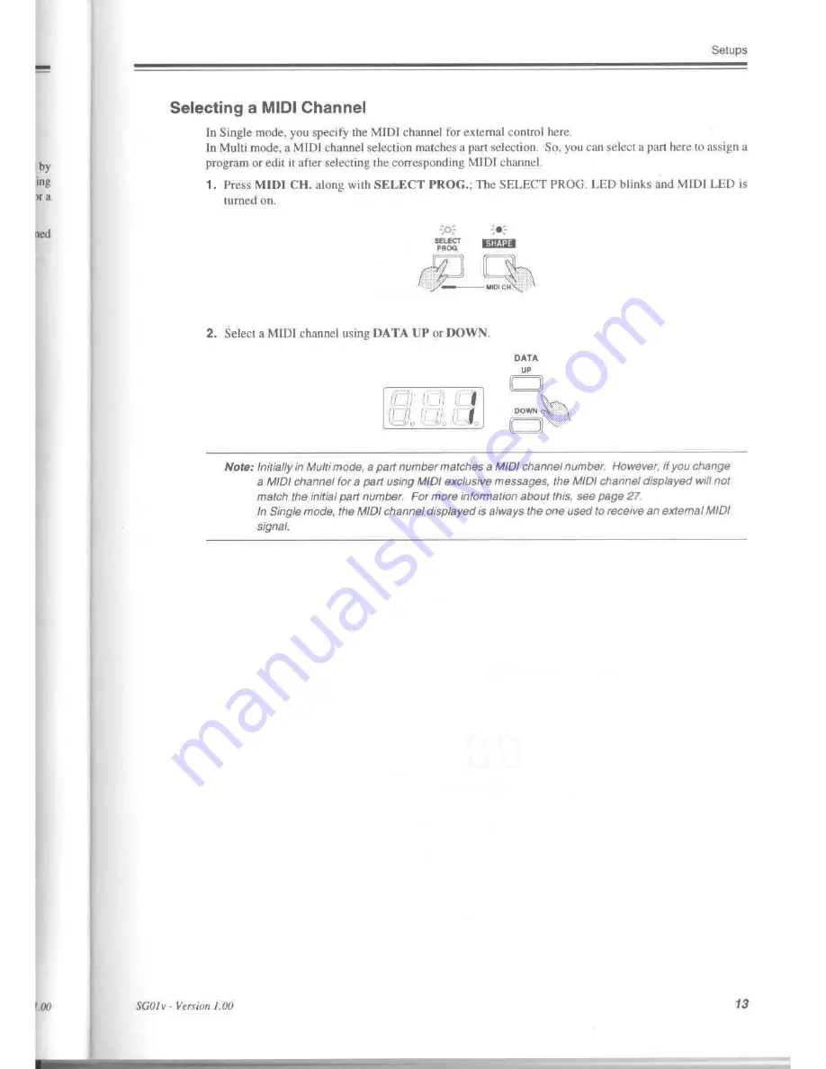 Akai SG01v Operator'S Manual Download Page 20