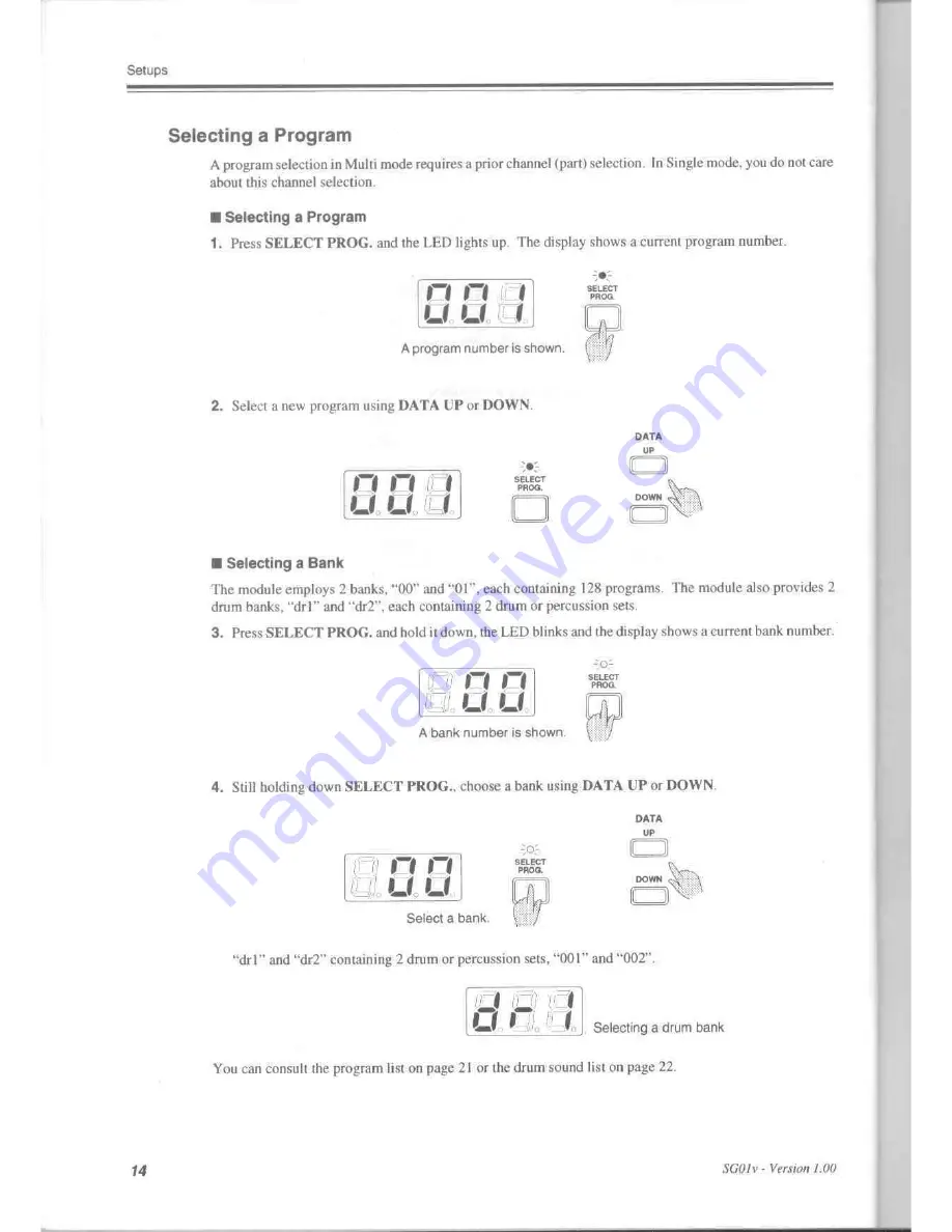 Akai SG01v Operator'S Manual Download Page 21