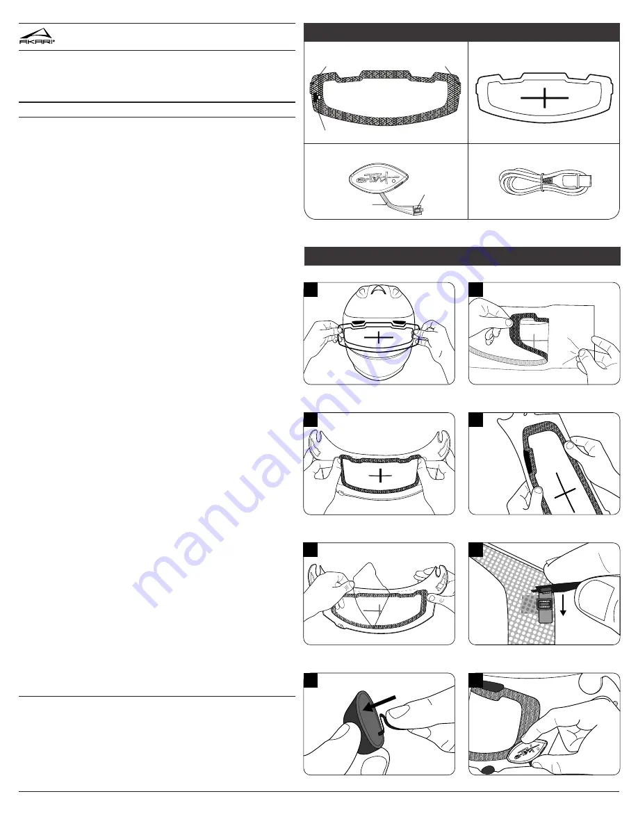 AKARI AX12 ARAI Скачать руководство пользователя страница 1