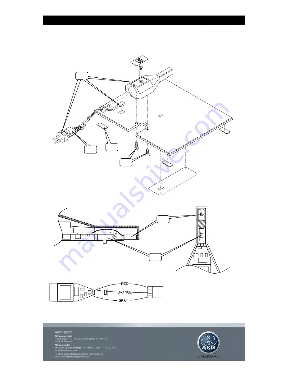 AKG 6000H50020 Parts Manual Download Page 1