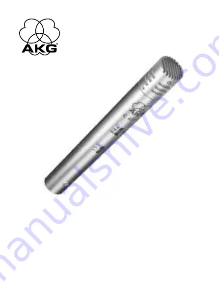 AKG C 451B User Instructions Download Page 1