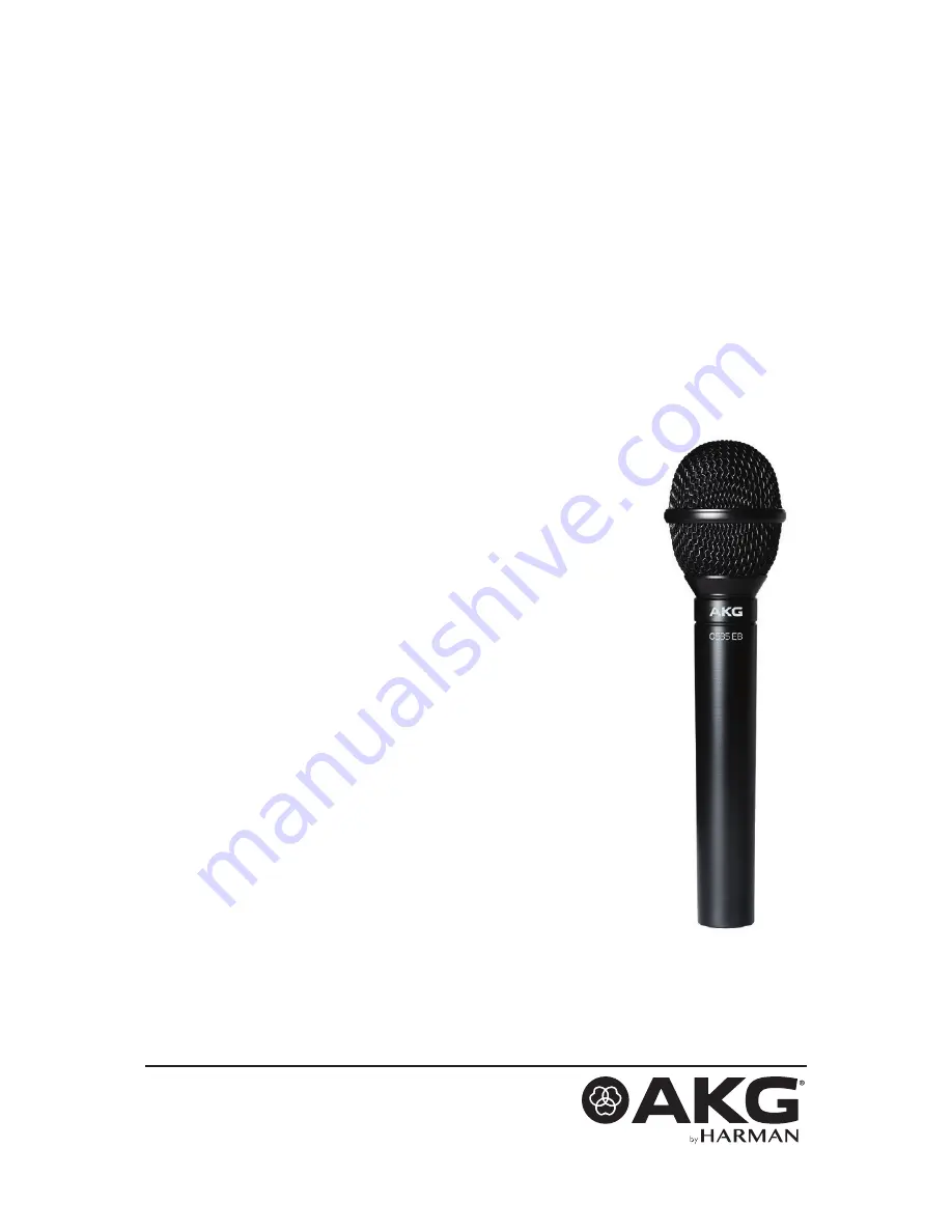 AKG C 535 EB User Instructions Download Page 1