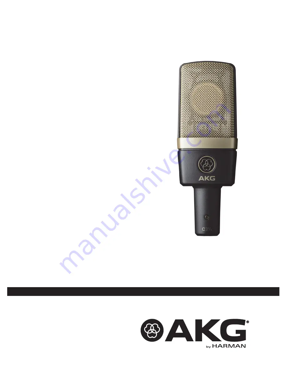 AKG C314 User Instructions Download Page 1