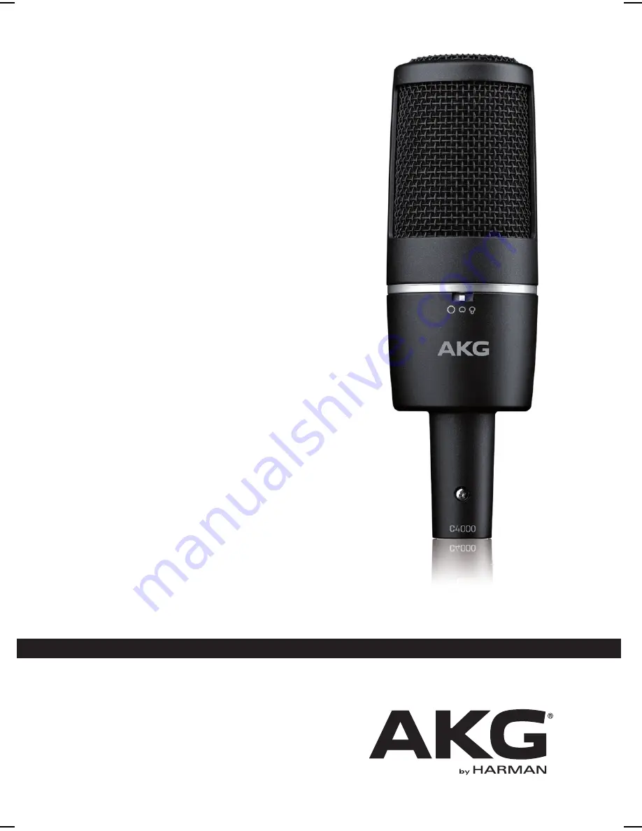 AKG c4000 User Instructions Download Page 1