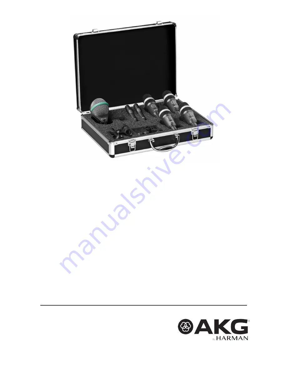 AKG Drum Set Concert I User Instructions Download Page 1