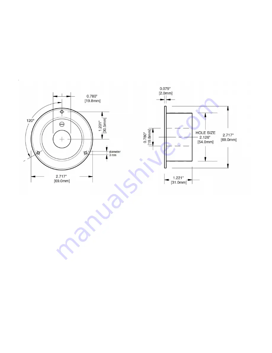 AKG H 600 - MOUNTING DRAWING Manual Download Page 1