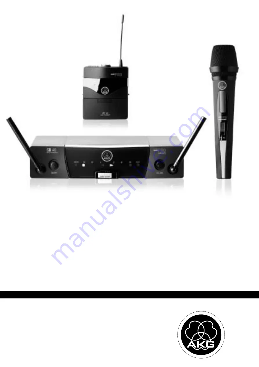 AKG WMS40 FLEXX User Instructions Download Page 1