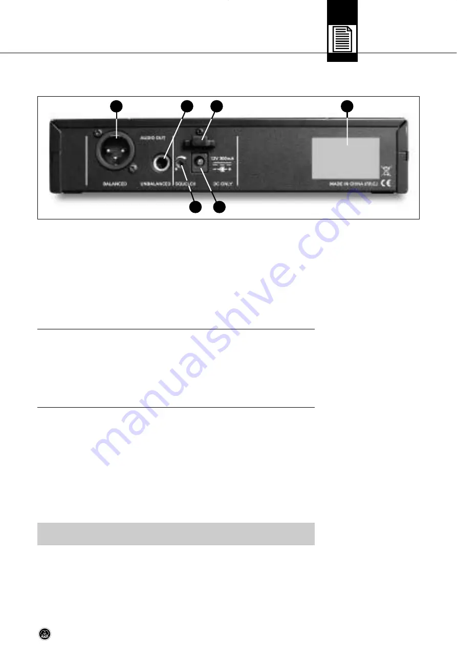 AKG WMS40 FLEXX User Instructions Download Page 6