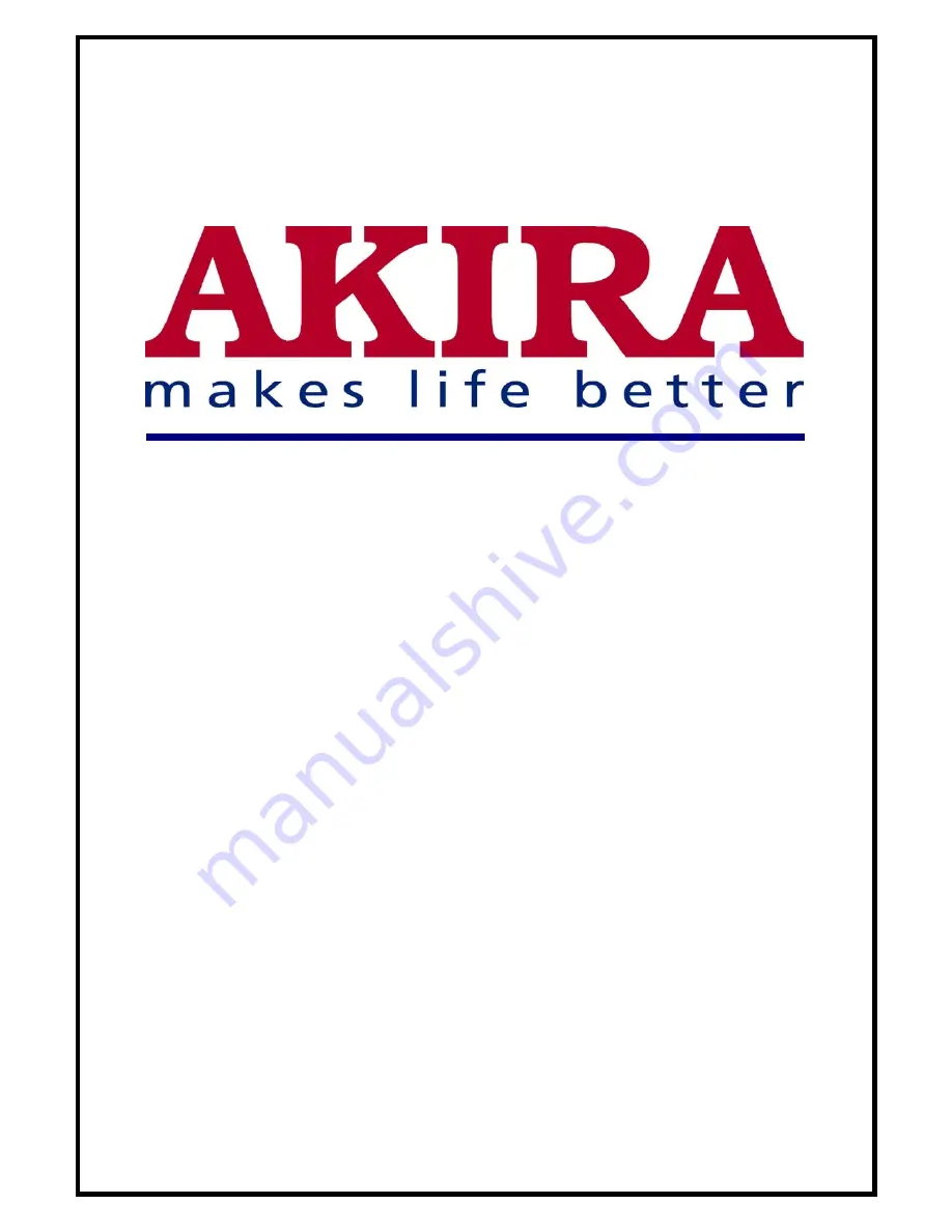 akira 21BHS3/CE Service Manual Download Page 1