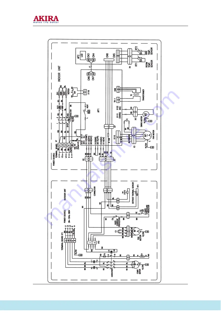 akira AC-F30HG Service Manual Download Page 28