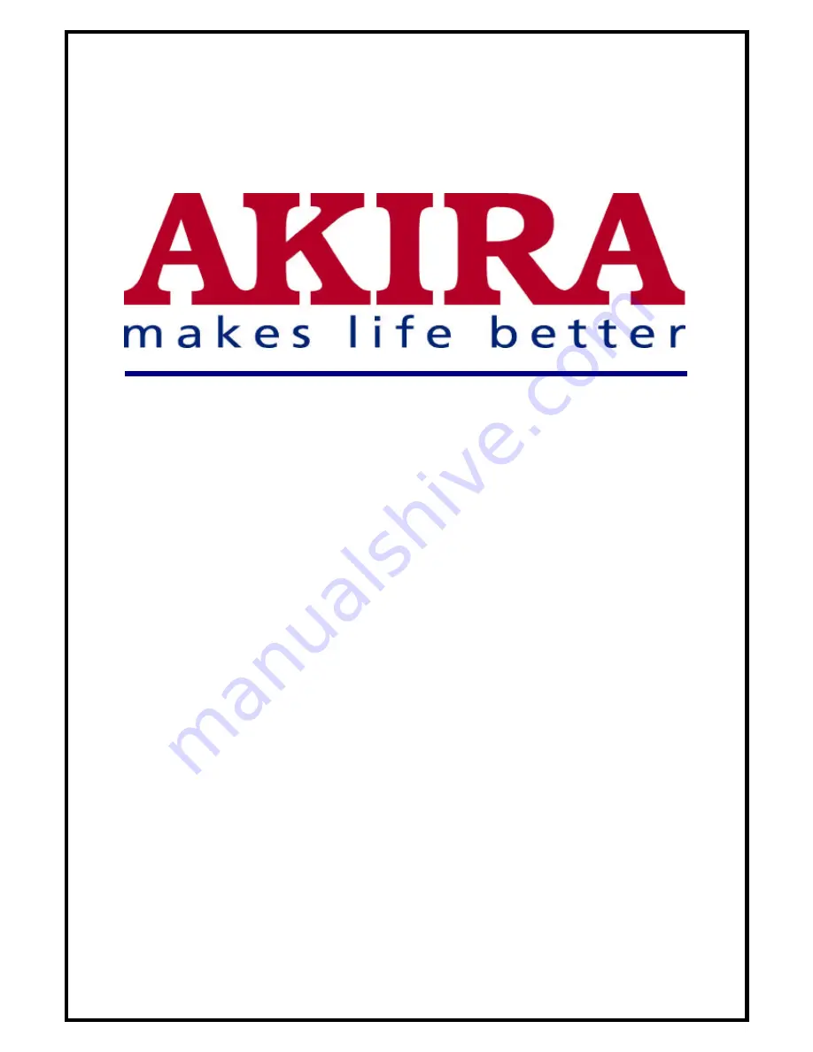 akira CT-14XJ9N Service Manual Download Page 1