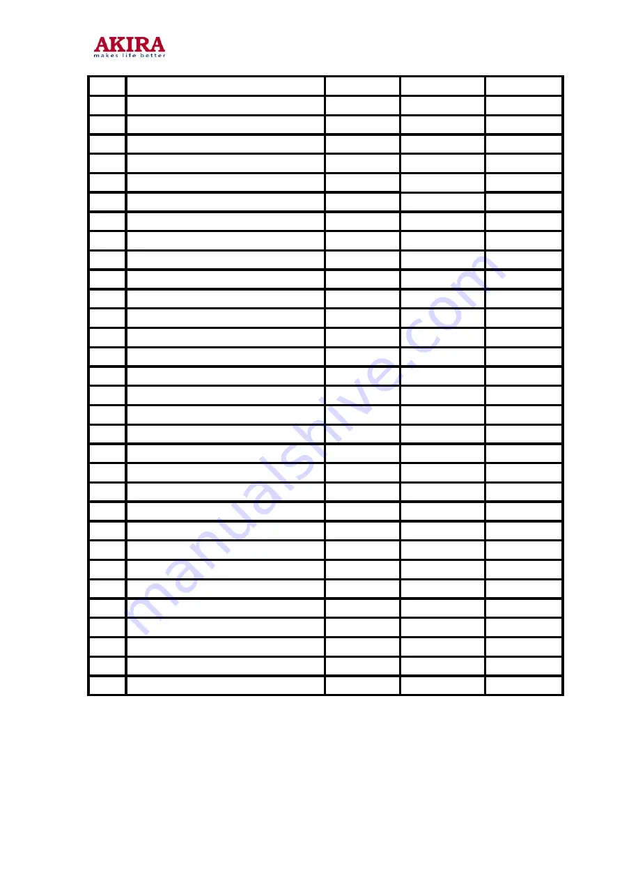 akira CT-21CDP5CP Service Manual Download Page 45