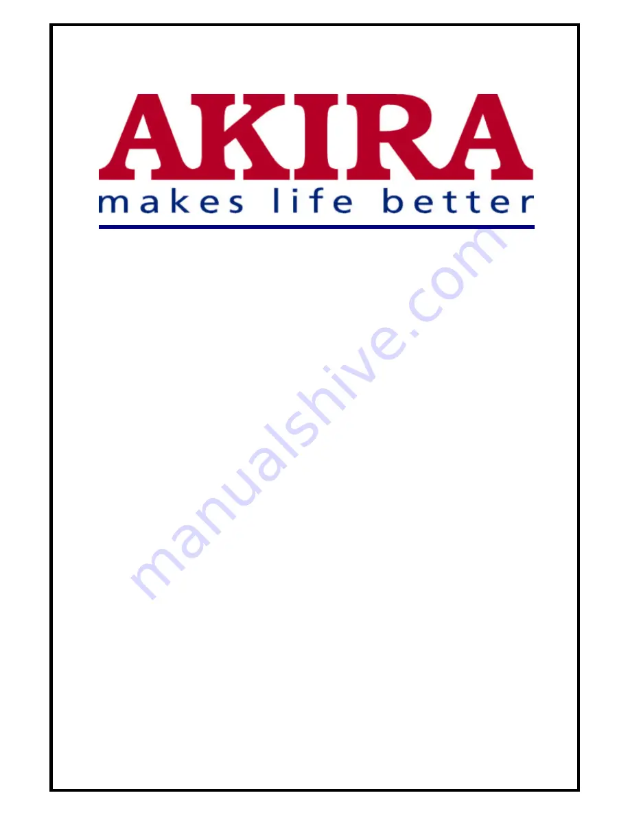 akira CT-25NI9AN Service Manual Download Page 1