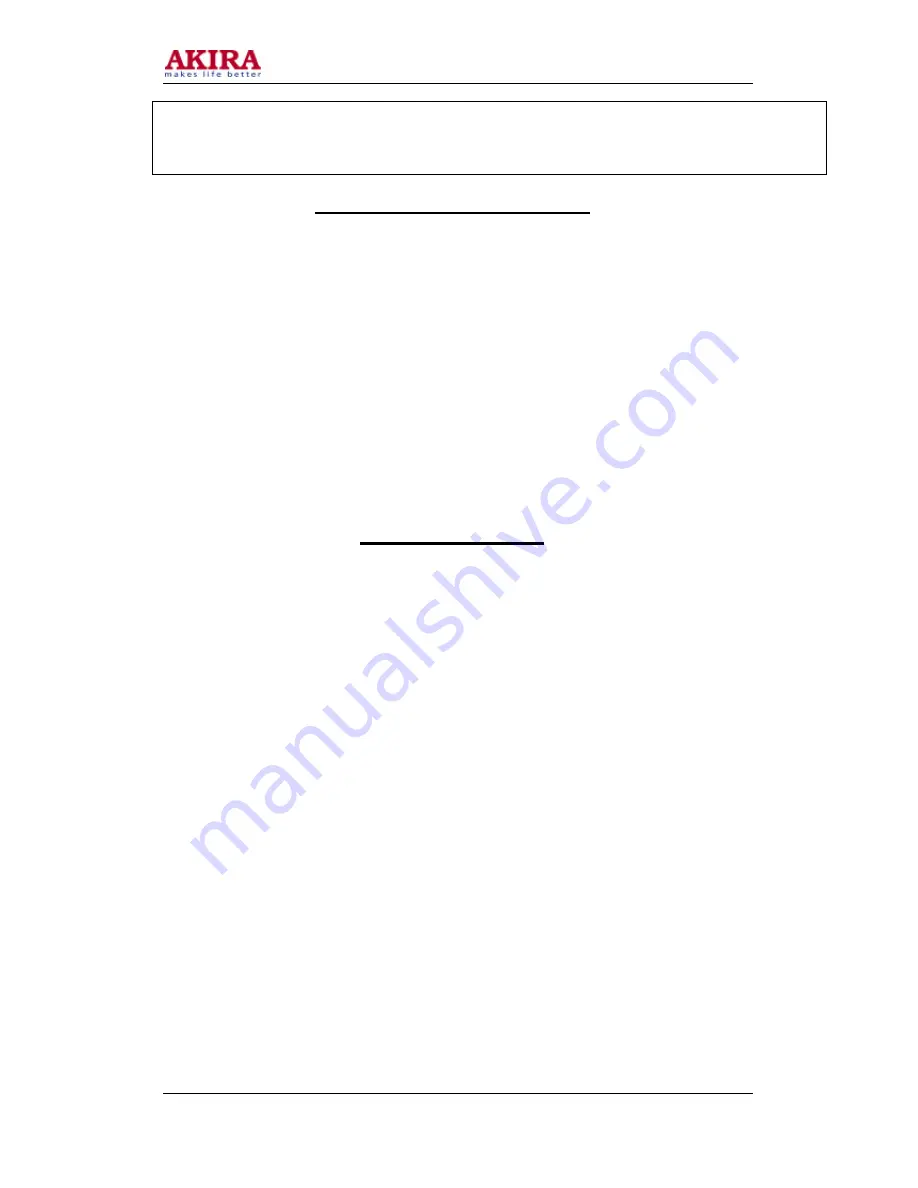 akira CT-25NI9AN Service Manual Download Page 5