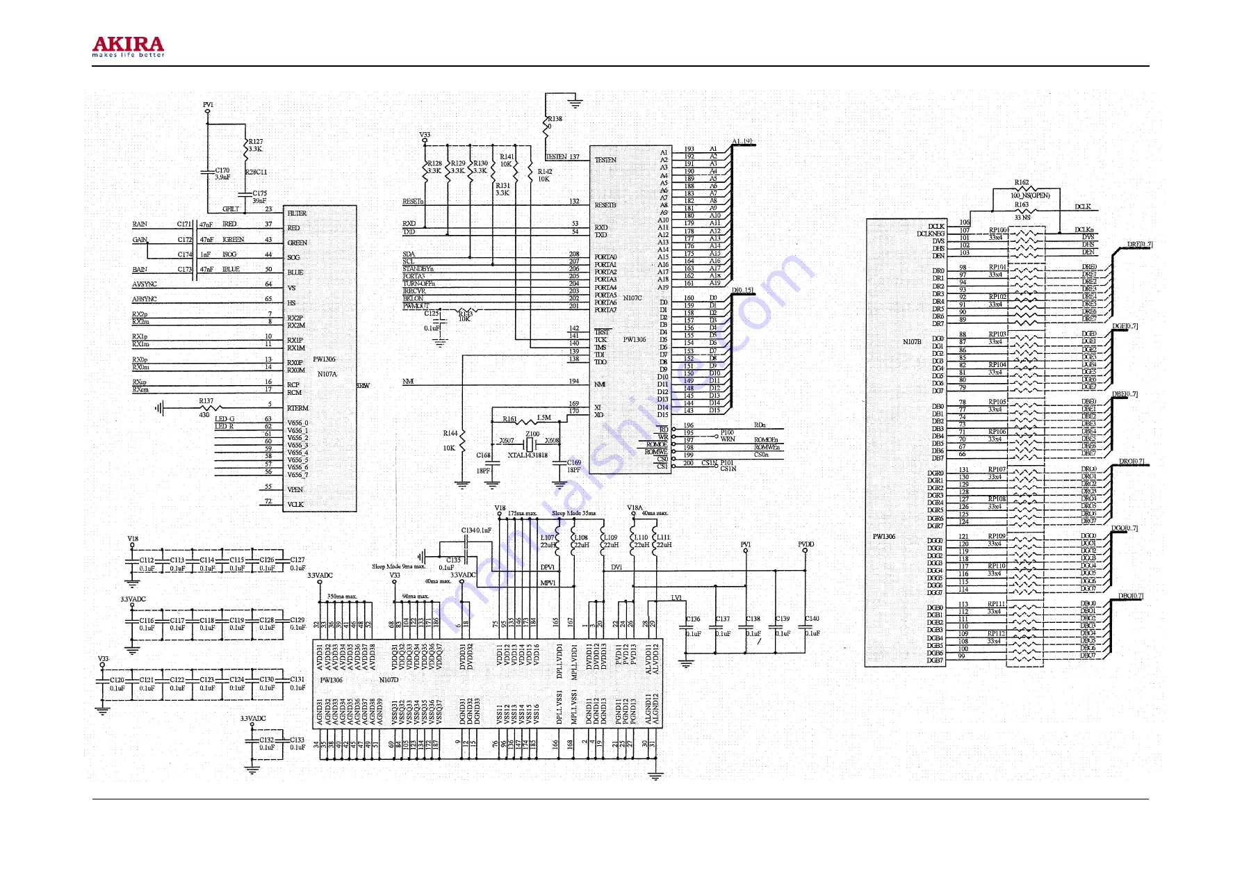 akira LCT-20HSST Service Manual Download Page 16