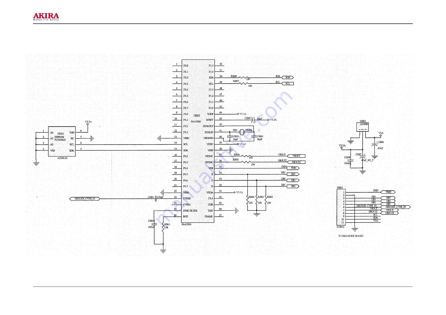 akira LCT-20HSST Service Manual Download Page 20